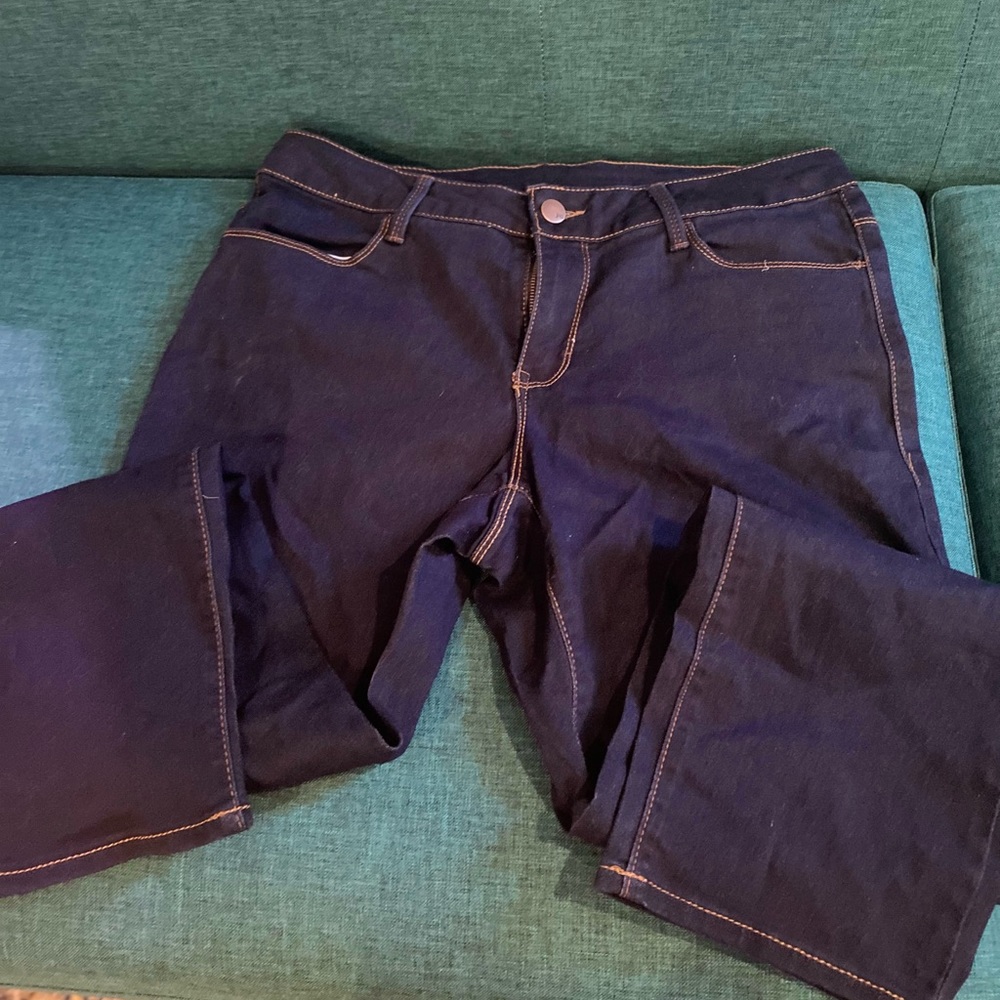 Brand new dark denim crop jeans